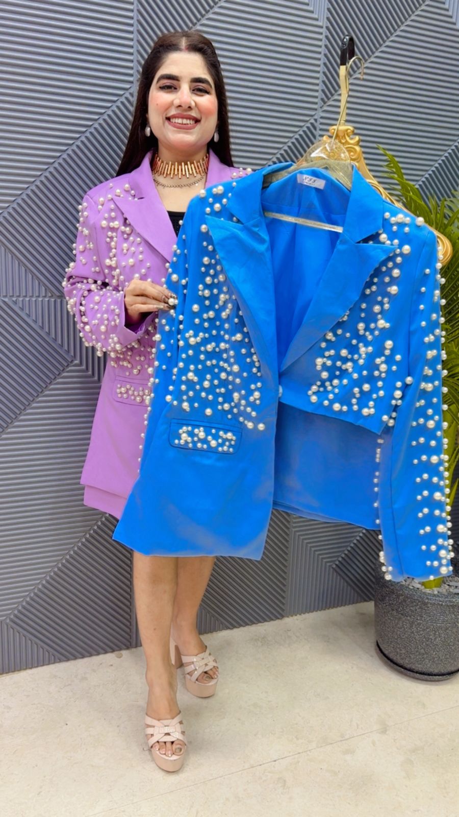 BEAUTIFUL BLAZER SKIRT SET GGR4154 Girls Glitters