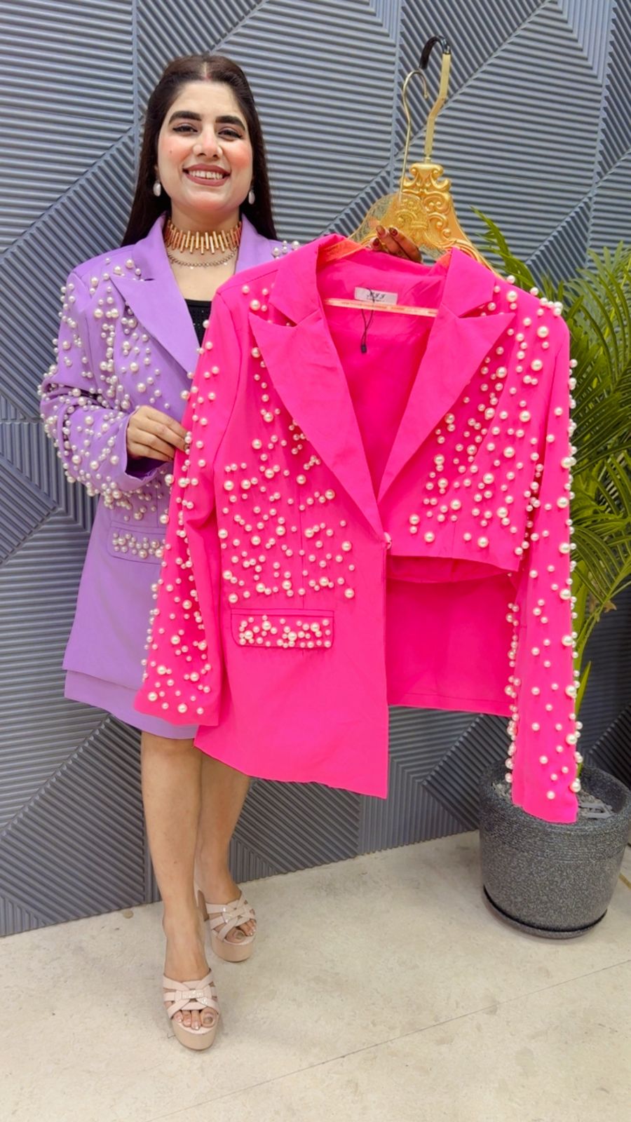 BEAUTIFUL BLAZER SKIRT SET GGR4154 Girls Glitters