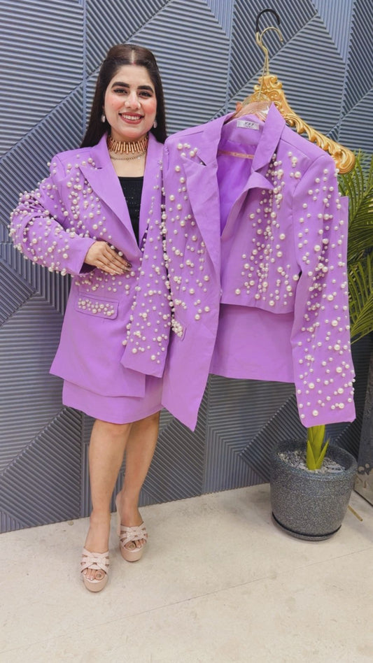 BEAUTIFUL BLAZER SKIRT SET GGR4154 Girls Glitters