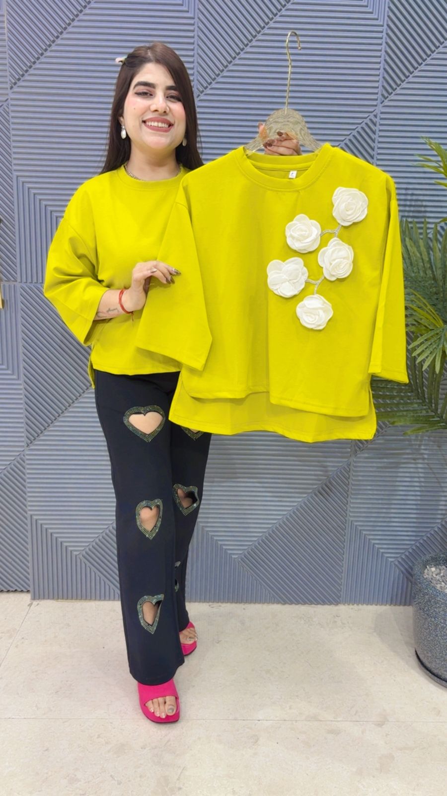 BEAUTIFUL FLOWER TOP GGR4162 Girls Glitters