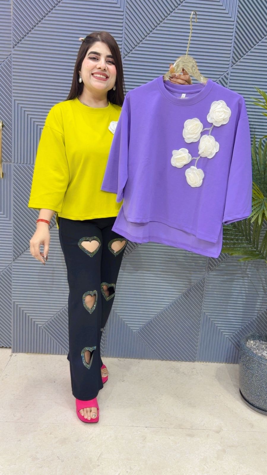 BEAUTIFUL FLOWER TOP GGR4162 Girls Glitters