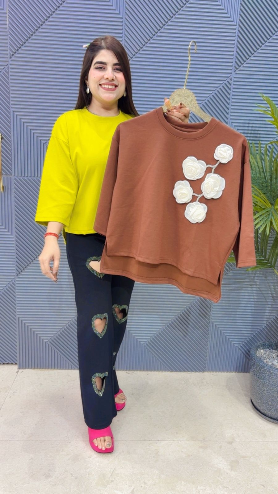 BEAUTIFUL FLOWER TOP GGR4162 Girls Glitters