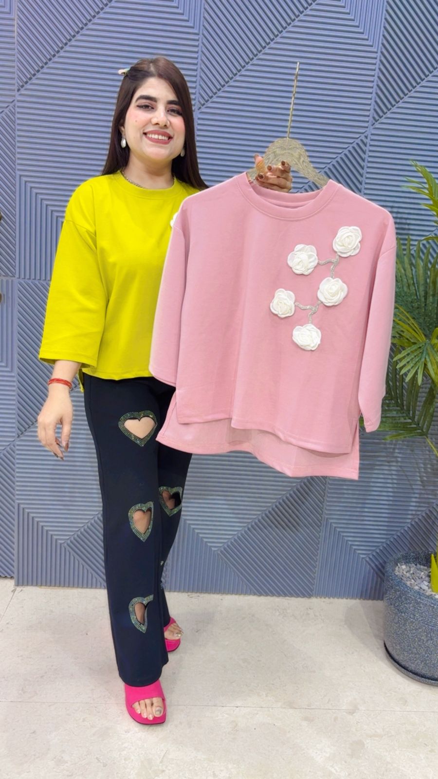 BEAUTIFUL FLOWER TOP GGR4162 Girls Glitters