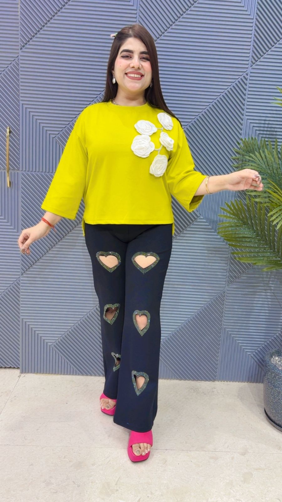BEAUTIFUL FLOWER TOP GGR4162 Girls Glitters