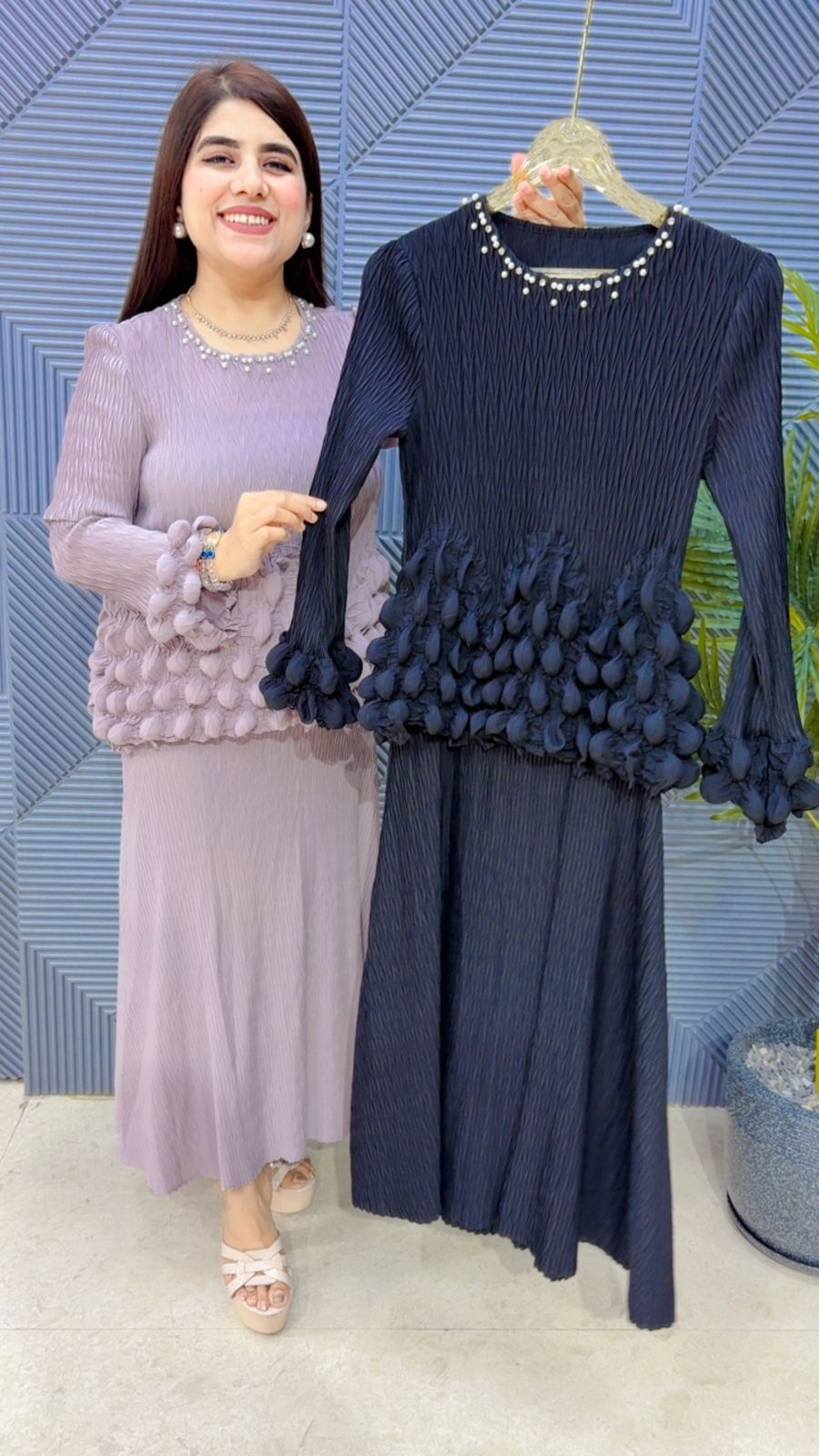 BEAUTIFUL WRINKLE DRESS GGR4185 Girls Glitters