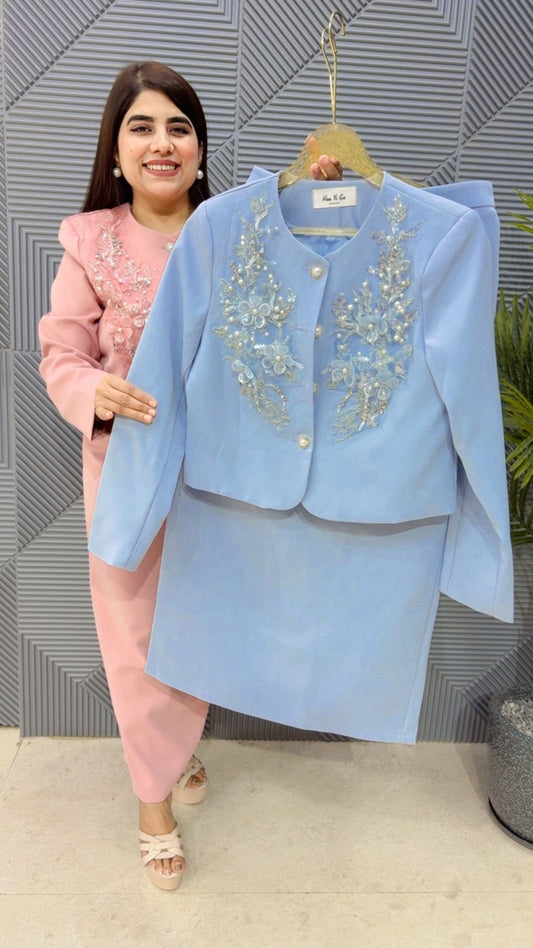 BEAUTIFUL BLAZER SET GGR4188 Girls Glitters