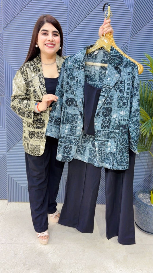 BEAUTIFUL 3 PIECE BLAZER SET GGR4190 Girls Glitters