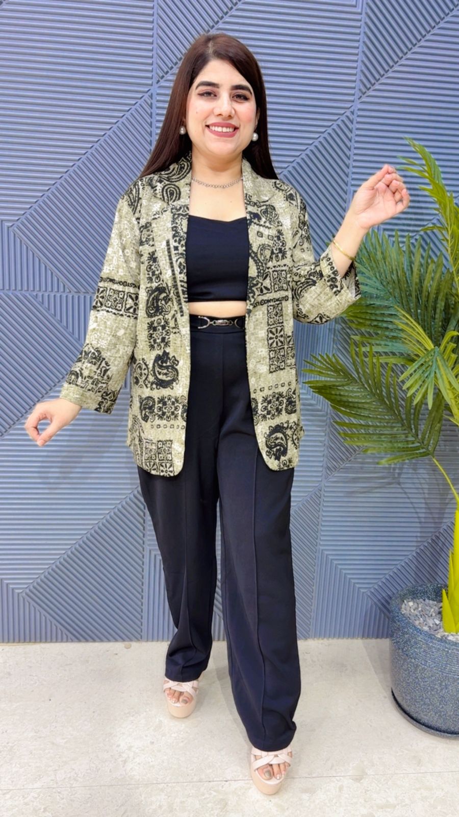 BEAUTIFUL 3 PIECE BLAZER SET GGR4190 Girls Glitters