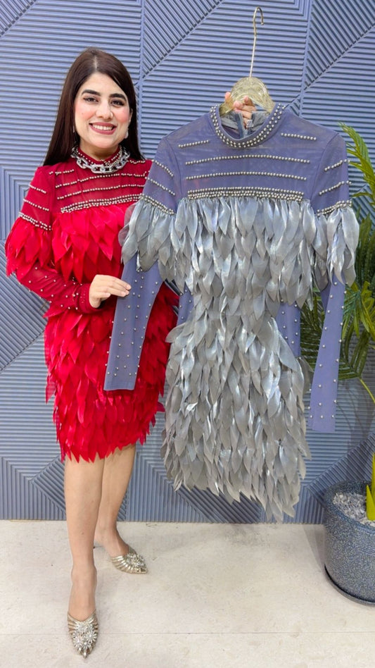 BEAUTIFUL FURR DRESS GGR4195 Girls Glitters