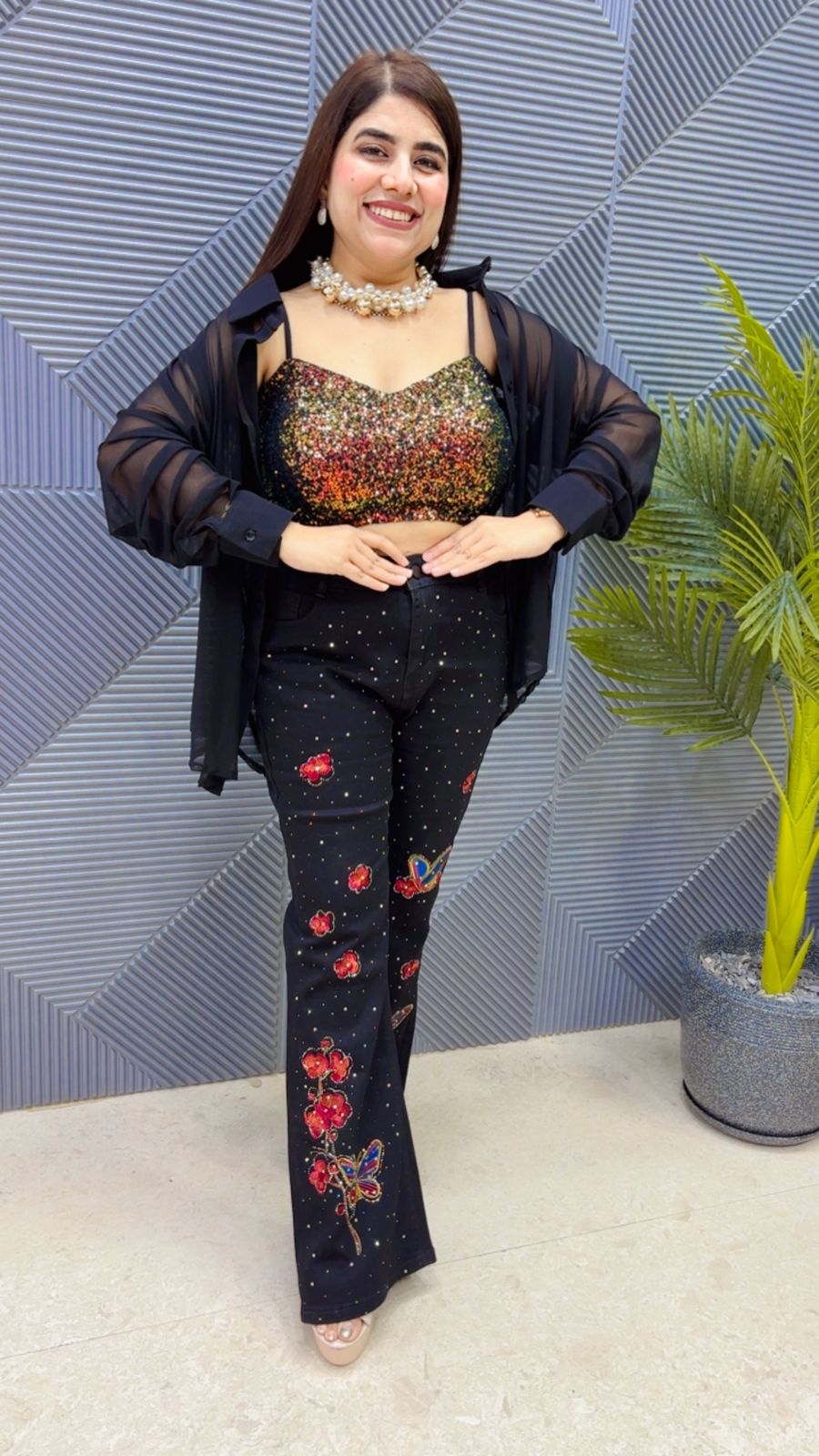 BEAUTIFUL SHIRT WITH BUSTIER GGR4200 Girls Glitters