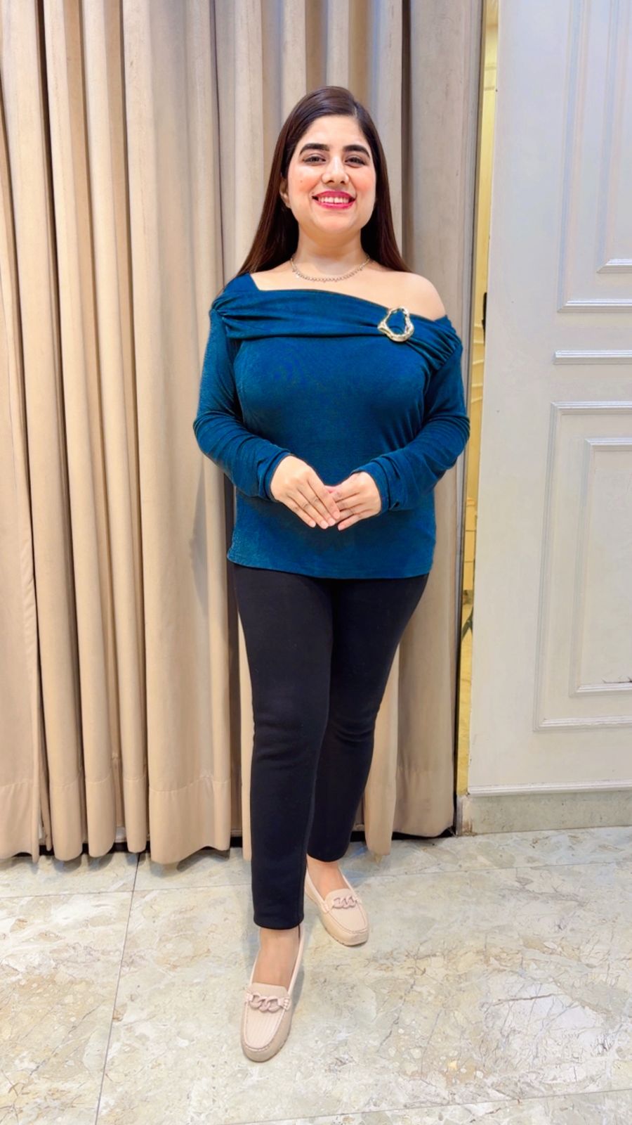 BEAUTIFUL OFF SHOULDER TOP GGR4219 Girls Glitters