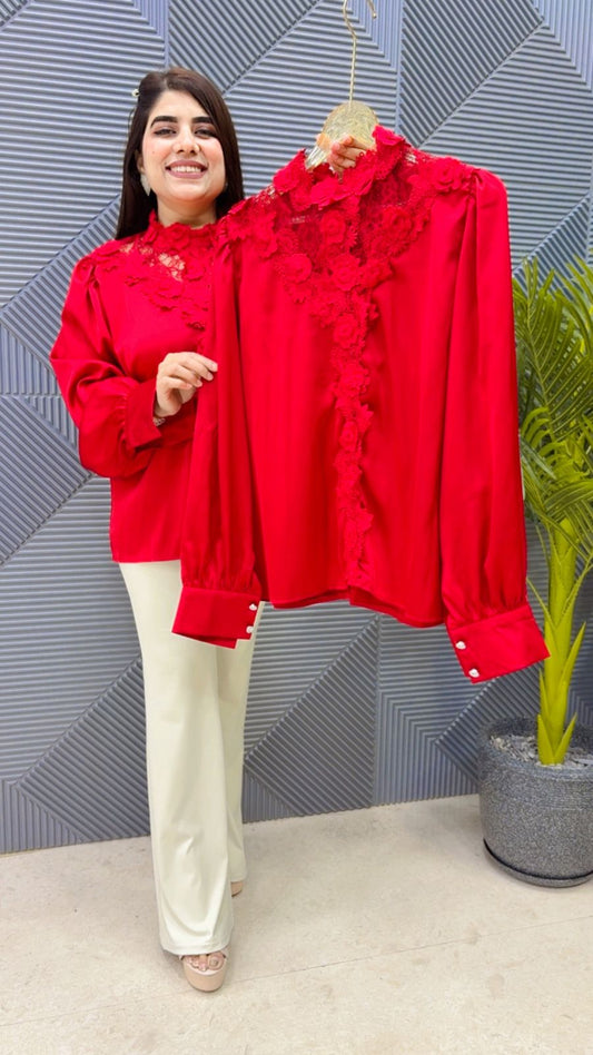 BEAUTIFUL ROSE TOP GGR4234 Girls Glitters