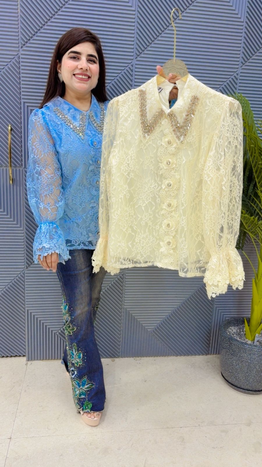 BEAUTIFUL STUDDED WORK TOP GGR4241 Girls Glitters