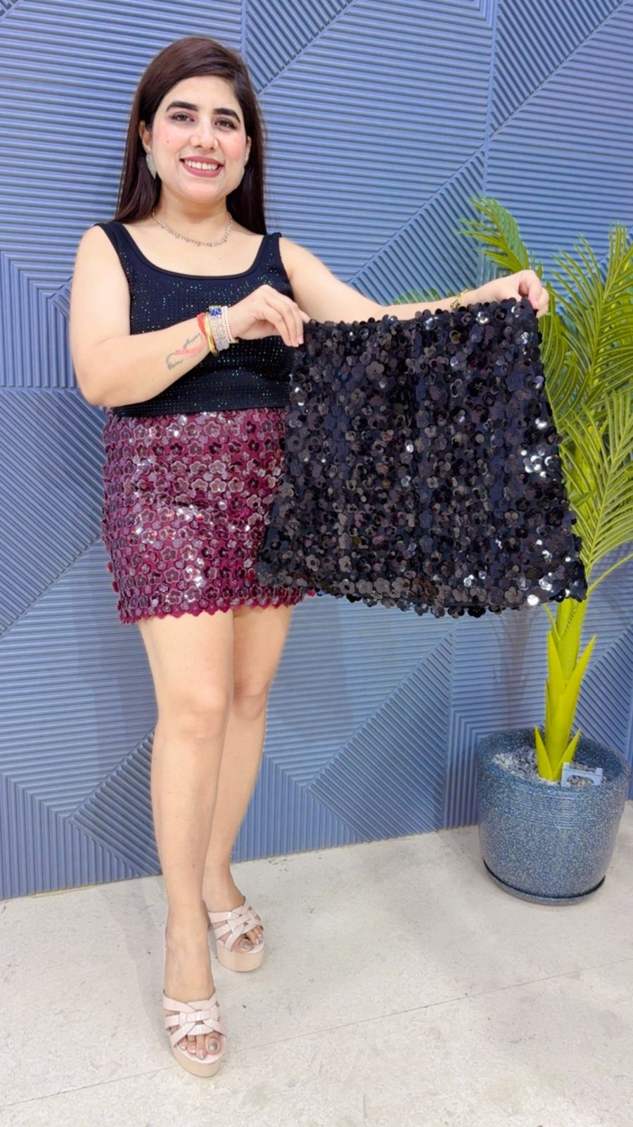 BEAUTIFUL SIPPIE WORK SKIRT GGR4242 Girls Glitters
