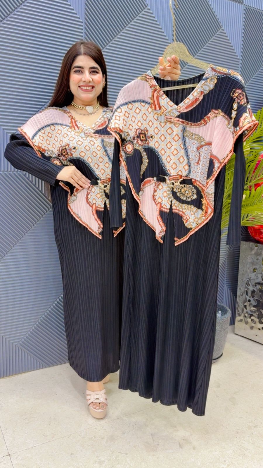 BEAUTIFUL WRINKLE CAPE DRESS GGR4245 Girls Glitters
