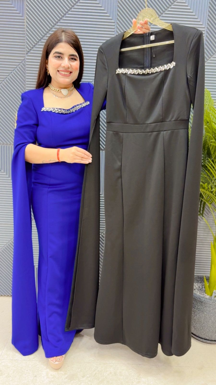 BEAUTIFUL CAPE DRESS GGR4251 Girls Glitters