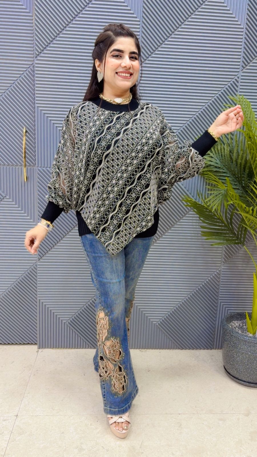 BEAUTIFUL KAFTAN STYLE TOP GGR4258 Girls Glitters