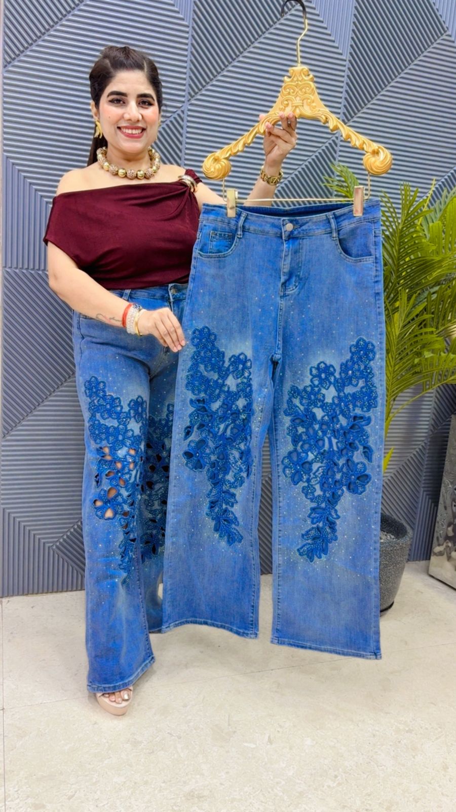BEAUTIFUL JEANS GGR4269 Girls Glitters