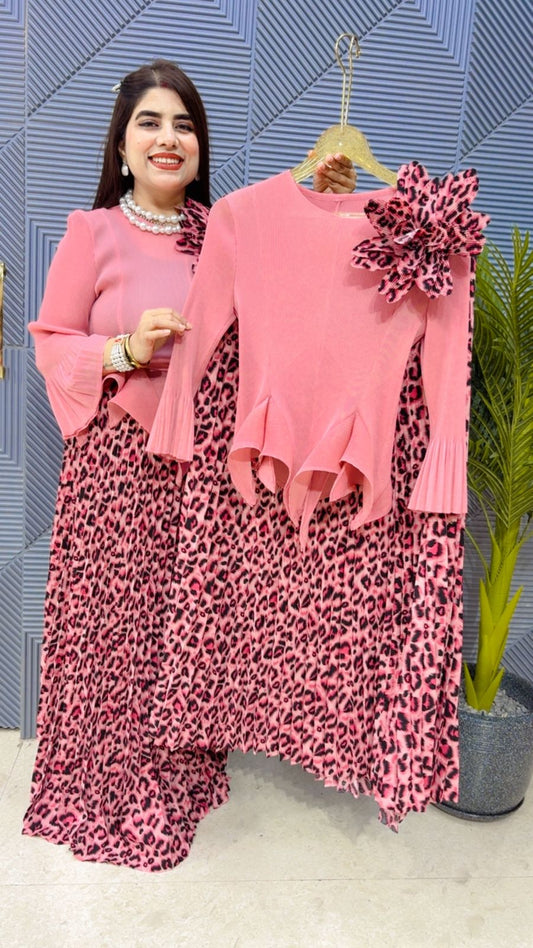 BEAUTIFUL SKIRT SET WRINKLE GGR4278 Girls Glitters