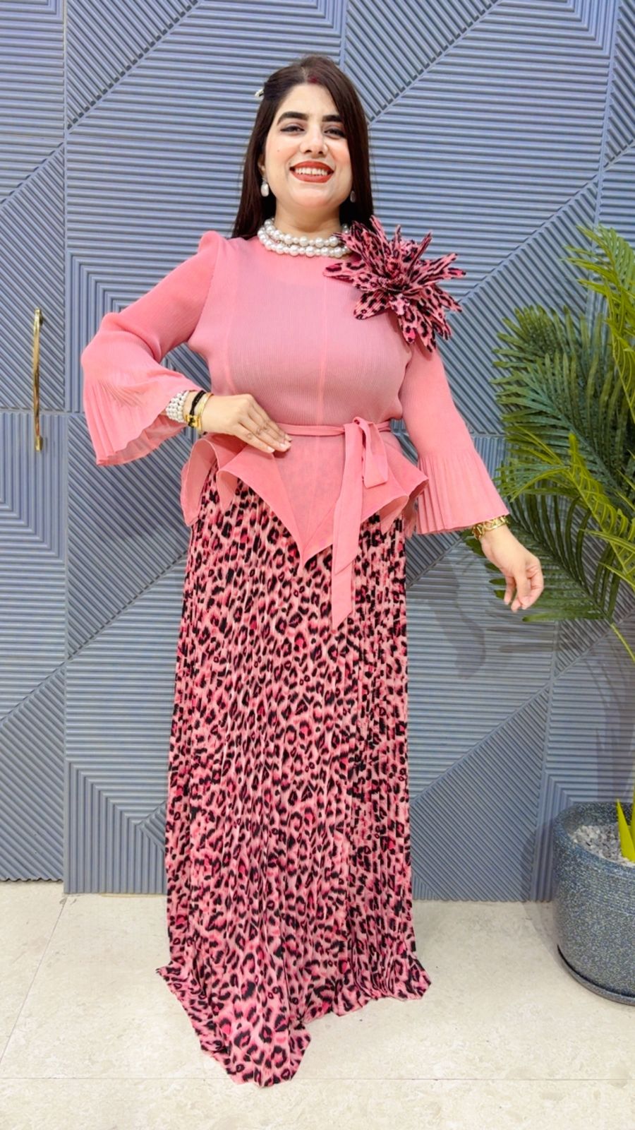 BEAUTIFUL SKIRT SET WRINKLE GGR4278 Girls Glitters