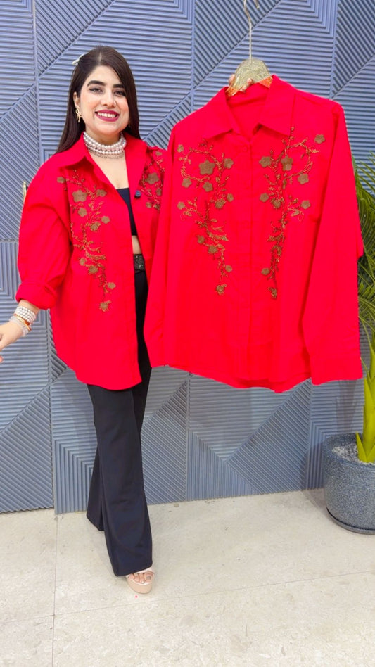 BEAUTIFUL SHIRT GGR4291 Girls Glitters