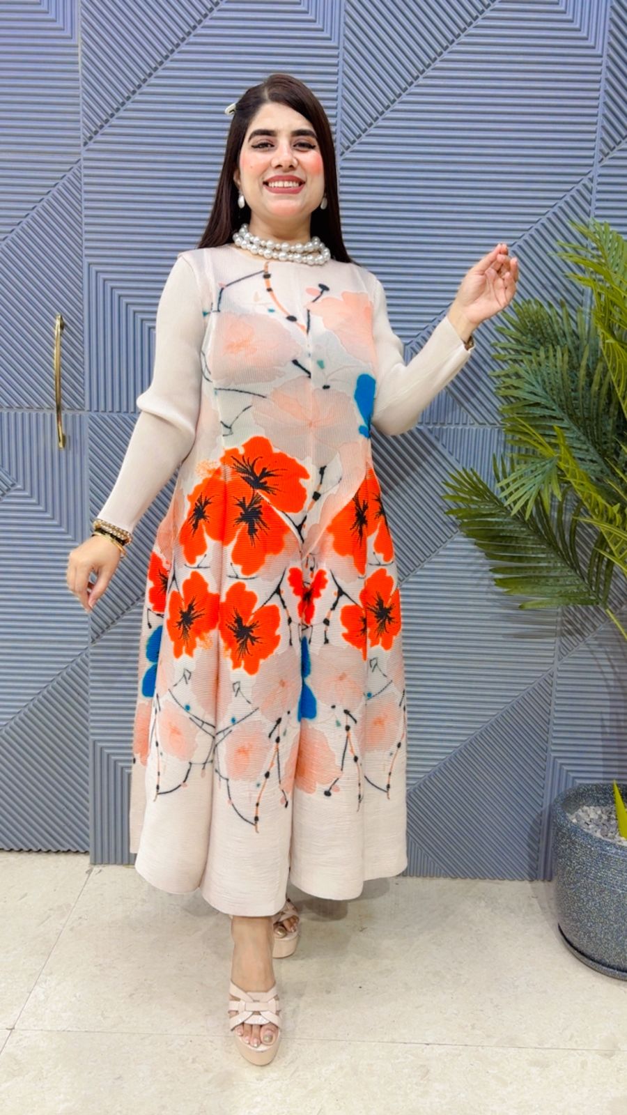 BEAUTIFUL WRINKLE DRESS GGR4298 Girls Glitters