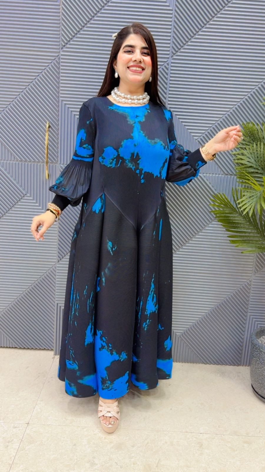 BEAUTIFUL WRINKLE DRESS GGR4298 Girls Glitters