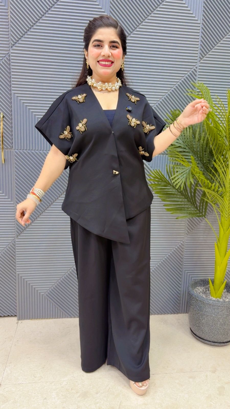 BEAUTIFUL BUTTERFLY BLAZER SET GGR4306 Girls Glitters