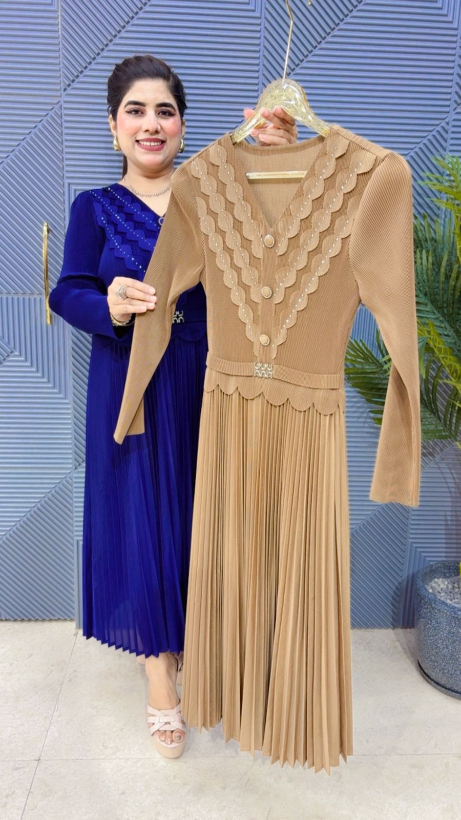 BEAUTIFUL WRINKLE DRESS GGR4316 Girls Glitters