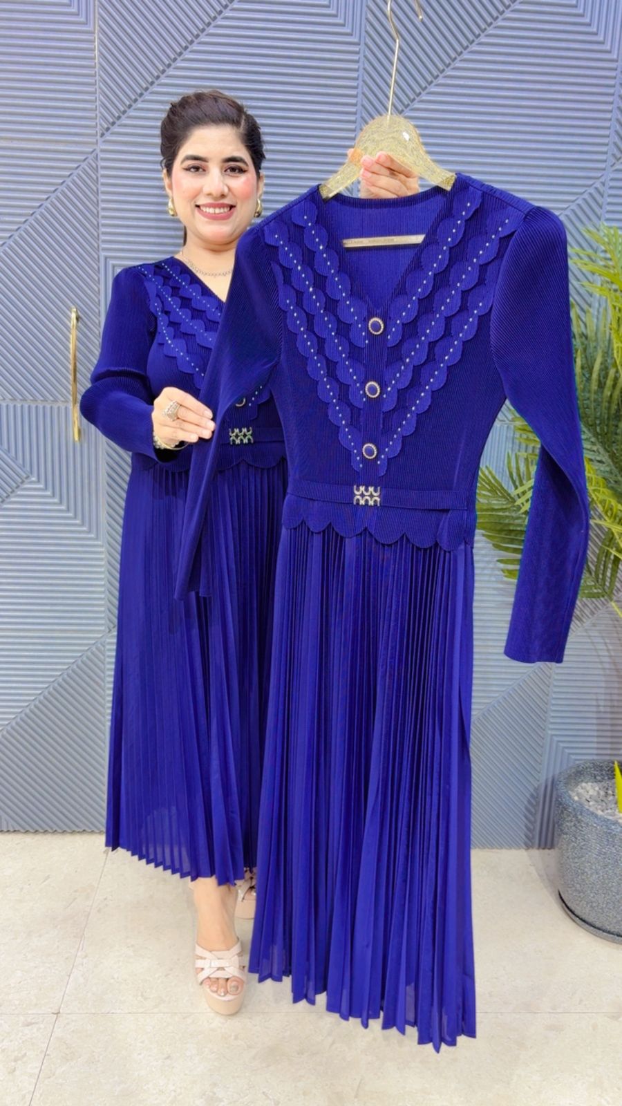 BEAUTIFUL WRINKLE DRESS GGR4316 Girls Glitters