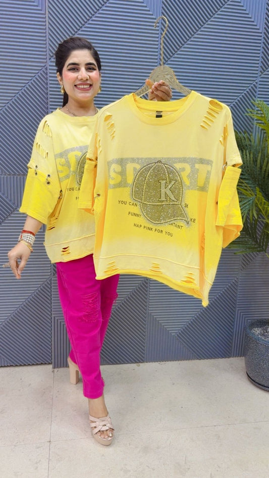 BEAUTIFUL T-SHIRT GGR4322 Girls Glitters