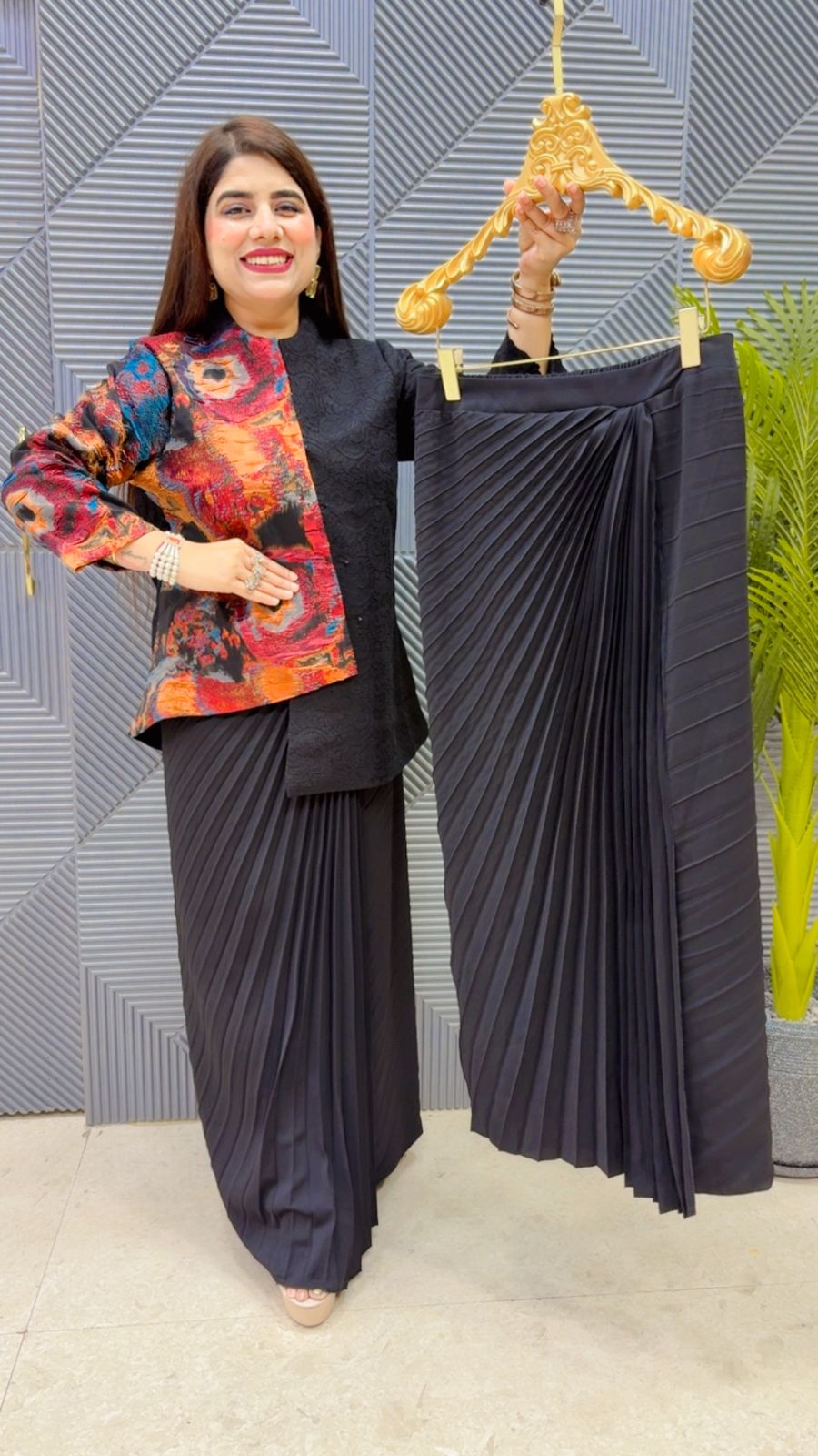 BEAUTIFUL DHOTI STYLE CORD SET GGR4345 Girls Glitters