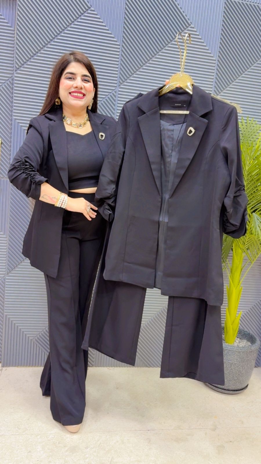 BEAUTIFUL 3 PIECE FORMAL BLAZER SET GGR4346 Girls Glitters