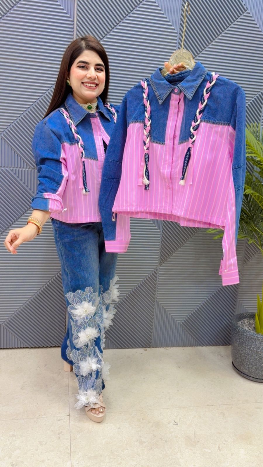 BEAUTIFUL SHIRT GGR4355 Girls Glitters