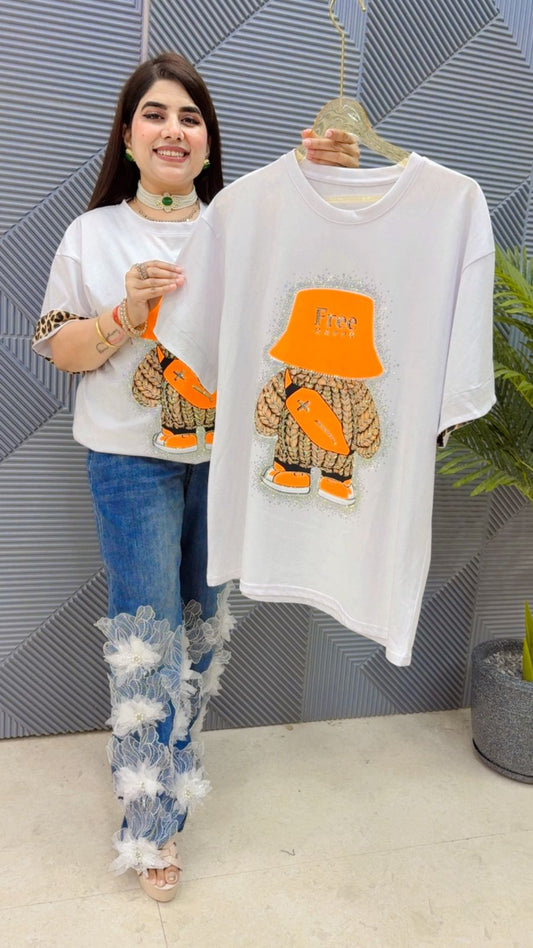 BEAUTIFUL T-SHIRT GGR4357 Girls Glitters