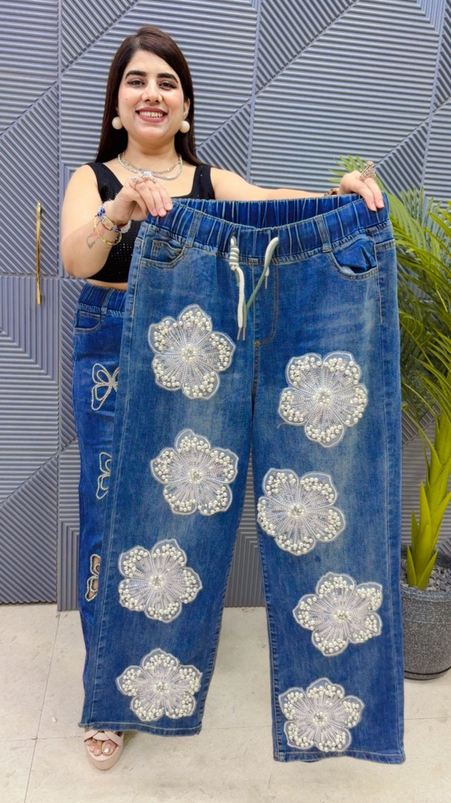 BEAUTIFUL JEANS GGR4390 Girls Glitters