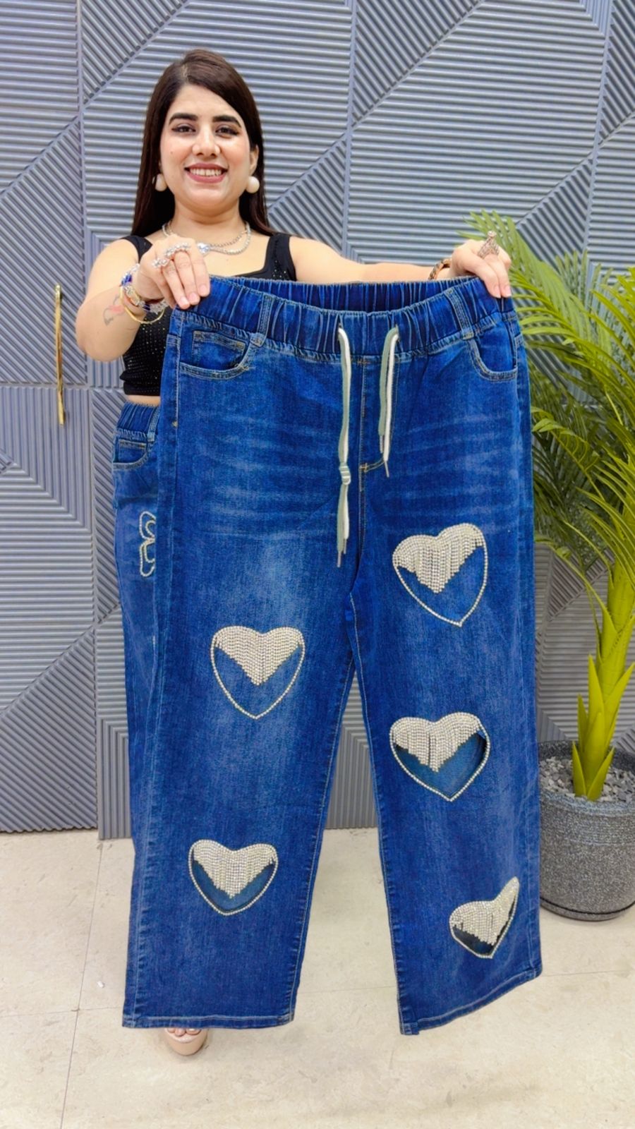 BEAUTIFUL JEANS GGR4394 Girls Glitters
