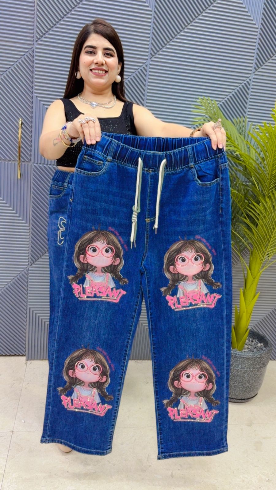 BEAUTIFUL JEANS GGR4393 Girls Glitters