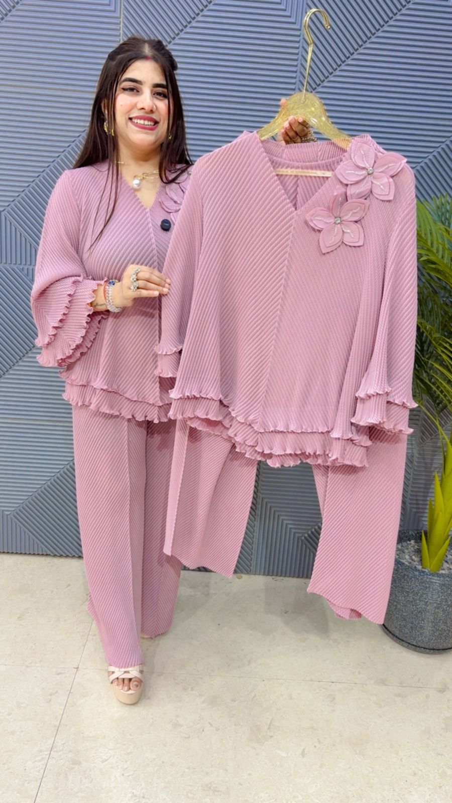 BEAUTIFUL WRINKLE CORD SET GGR4416 Girls Glitters