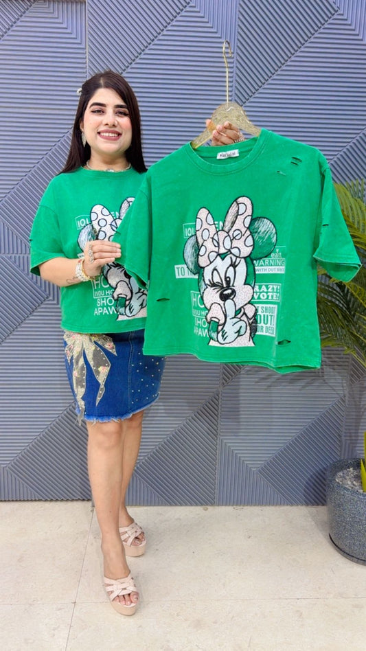 BEAUTIFUL  T-SHIRT GGR4427 Girls Glitters