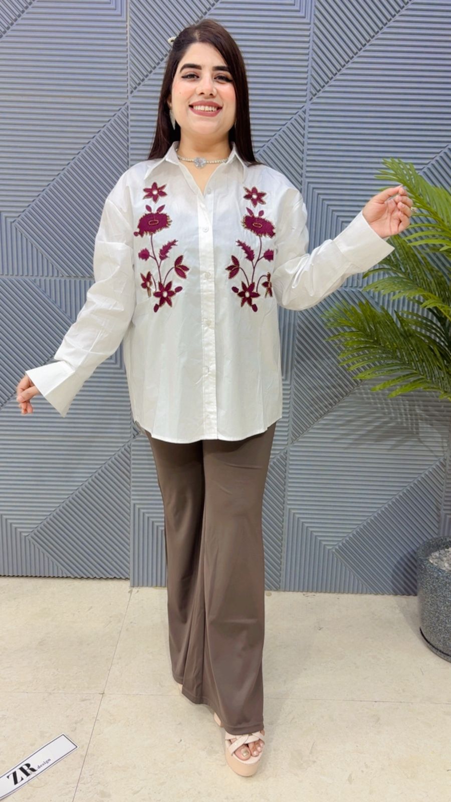 BEAUTIFUL COTTON SHIRT GGR4429 Girls Glitters