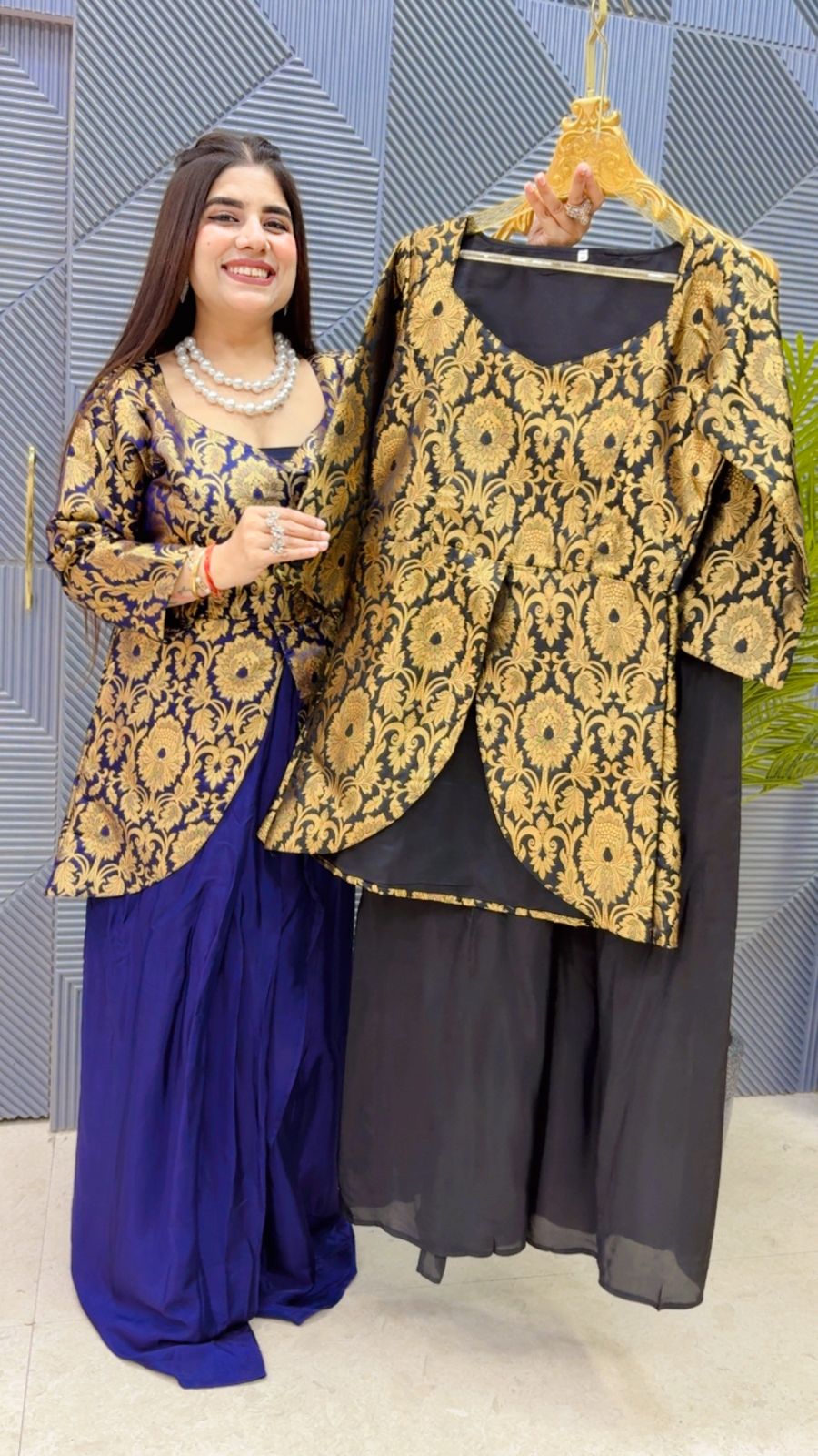 BEAUTIFUL DHOTI SKIRT SET GGR4433 Girls Glitters