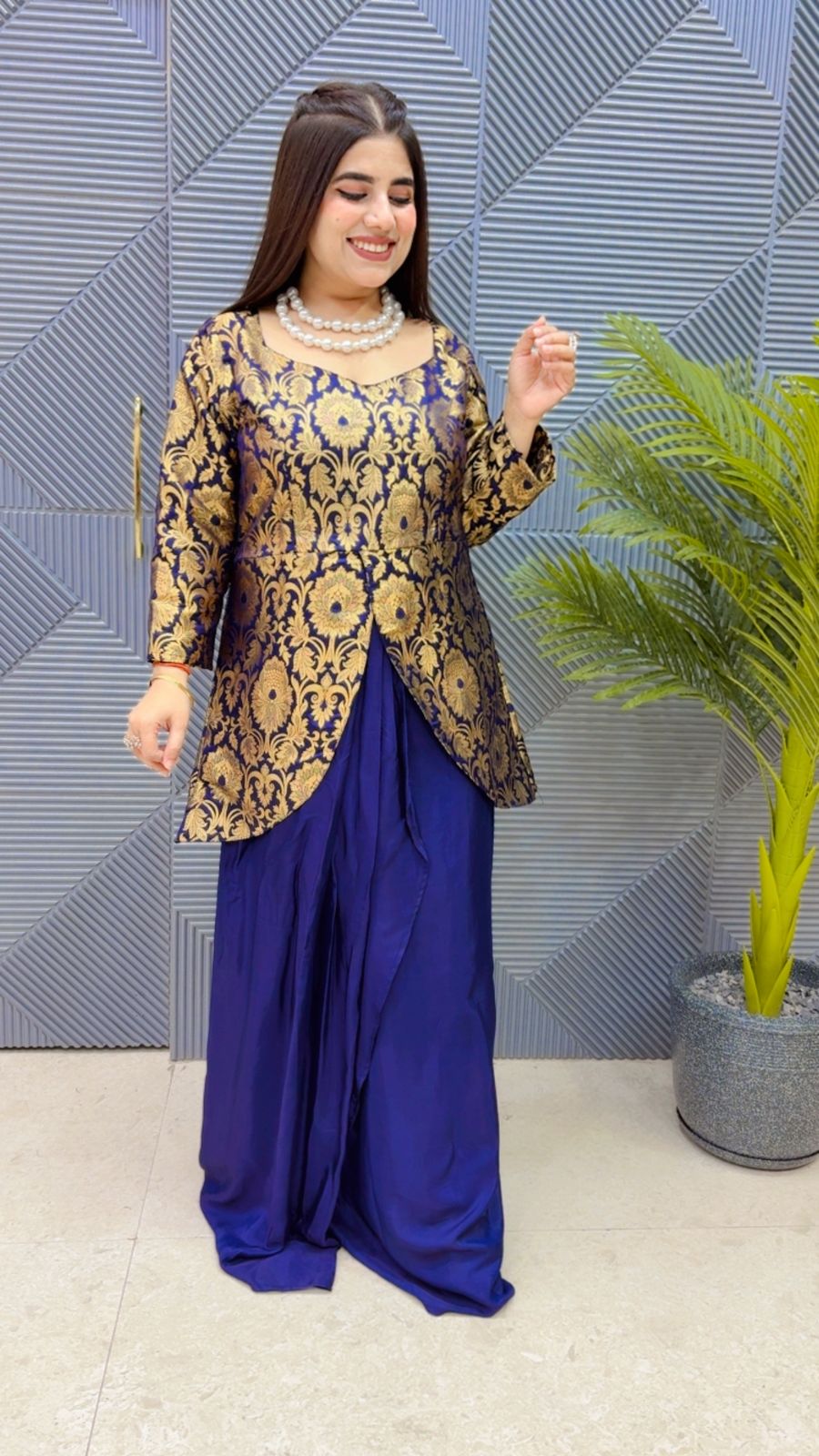 BEAUTIFUL DHOTI SKIRT SET GGR4433 Girls Glitters
