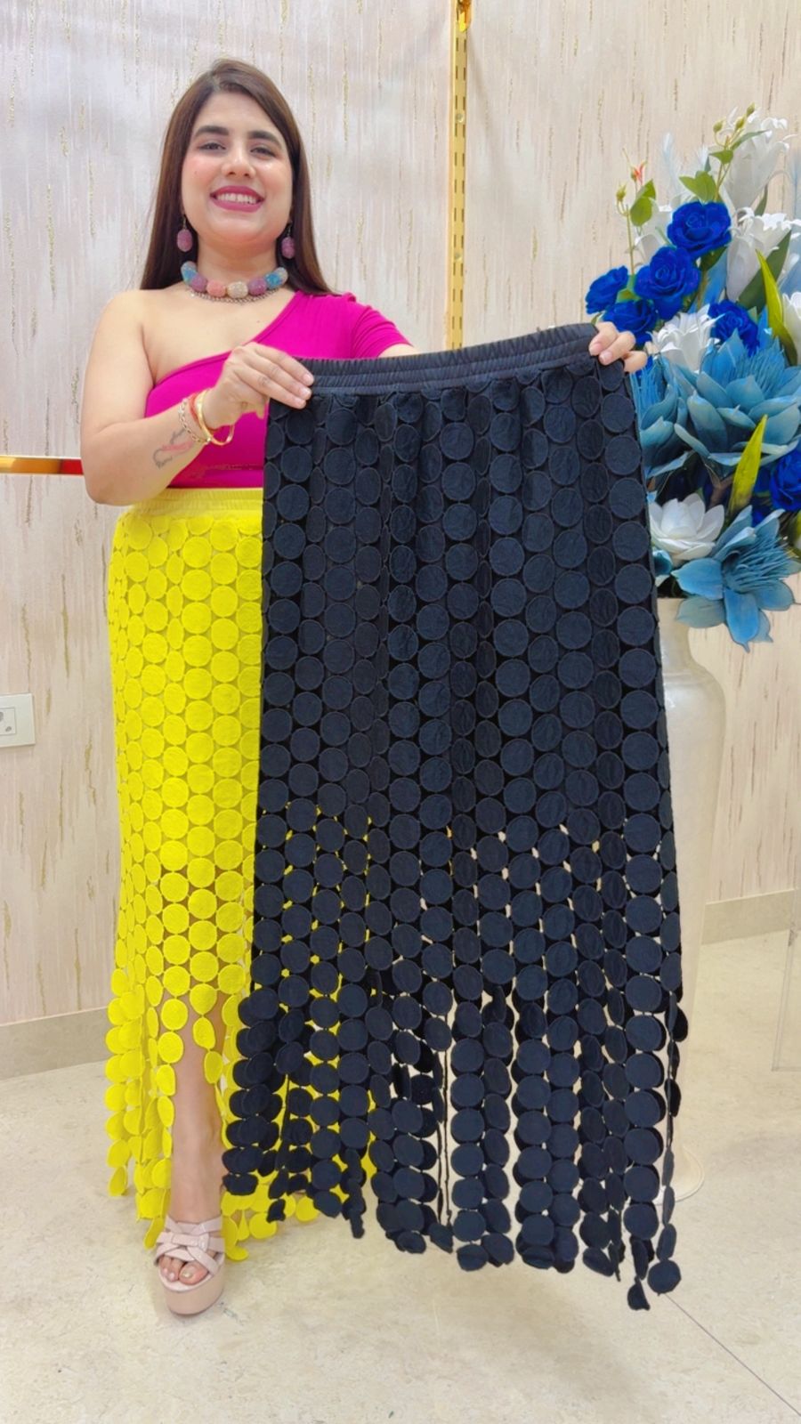 BEAUTIFUL SKIRT GGR4449 Girls Glitters