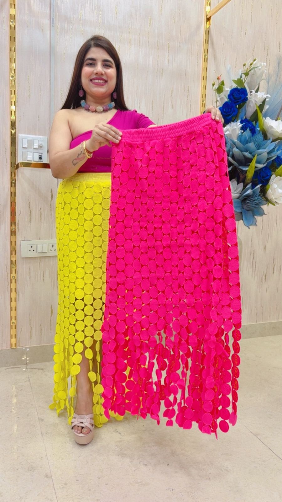 BEAUTIFUL SKIRT GGR4449 Girls Glitters