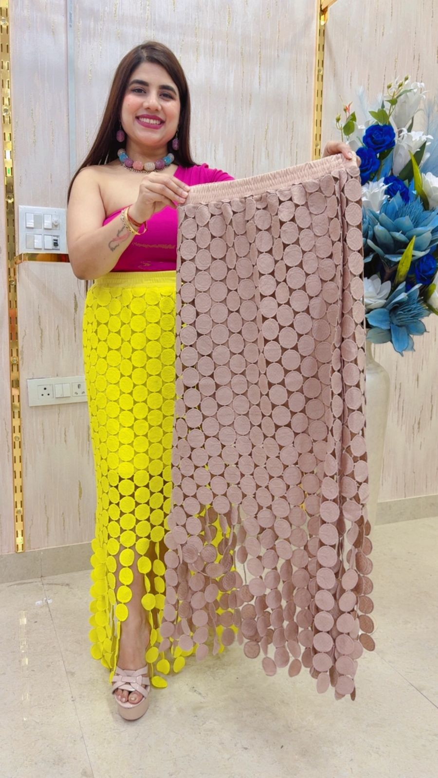 BEAUTIFUL SKIRT GGR4449 Girls Glitters
