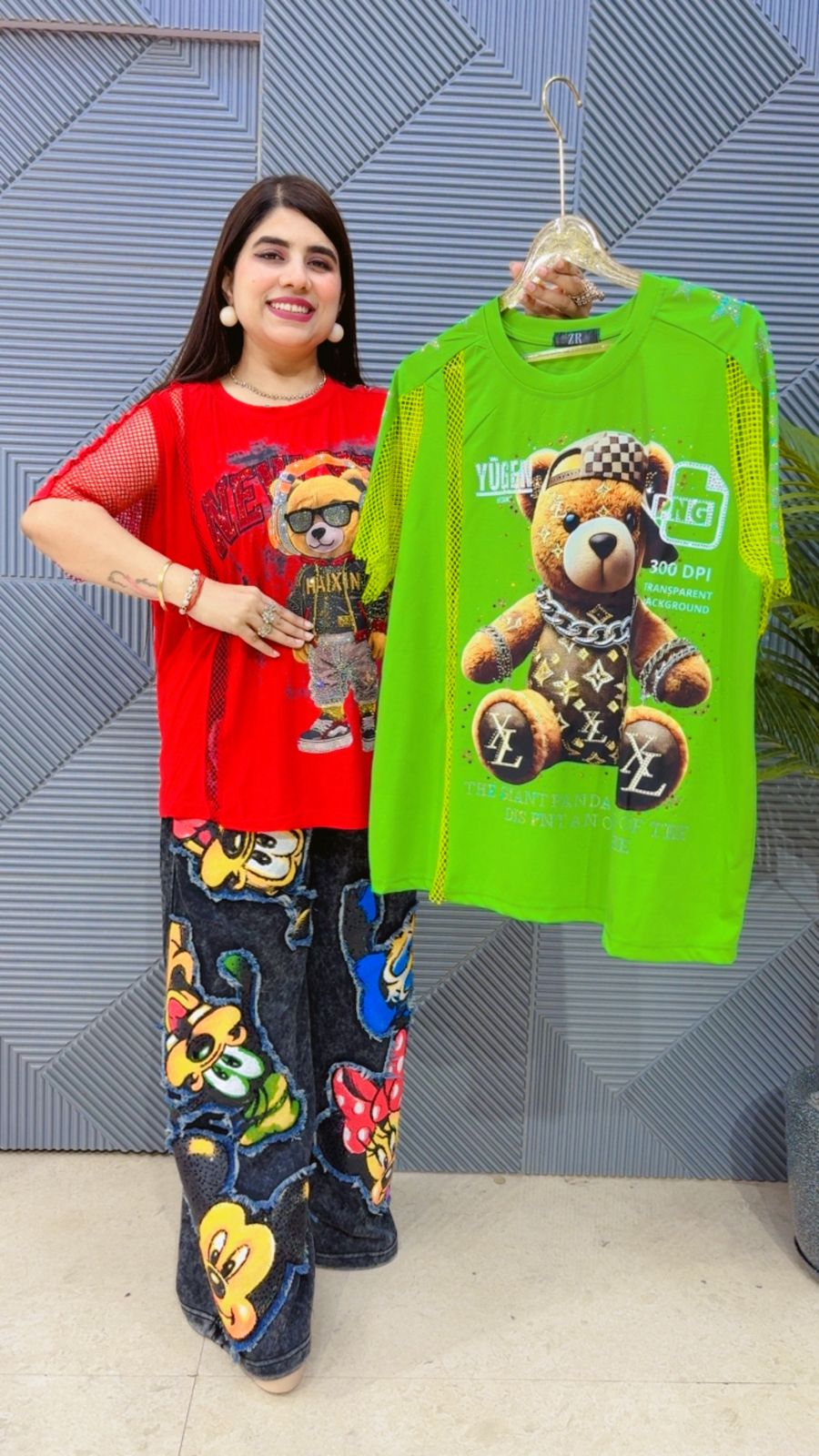 BEAUTIFUL TEDDY TOP GGR4468 Girls Glitters