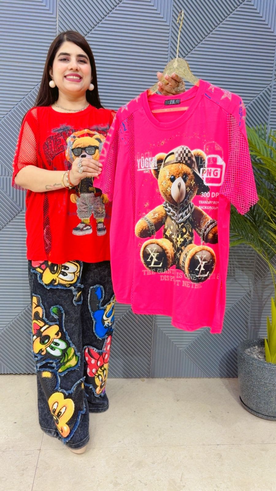 BEAUTIFUL TEDDY TOP GGR4468 Girls Glitters