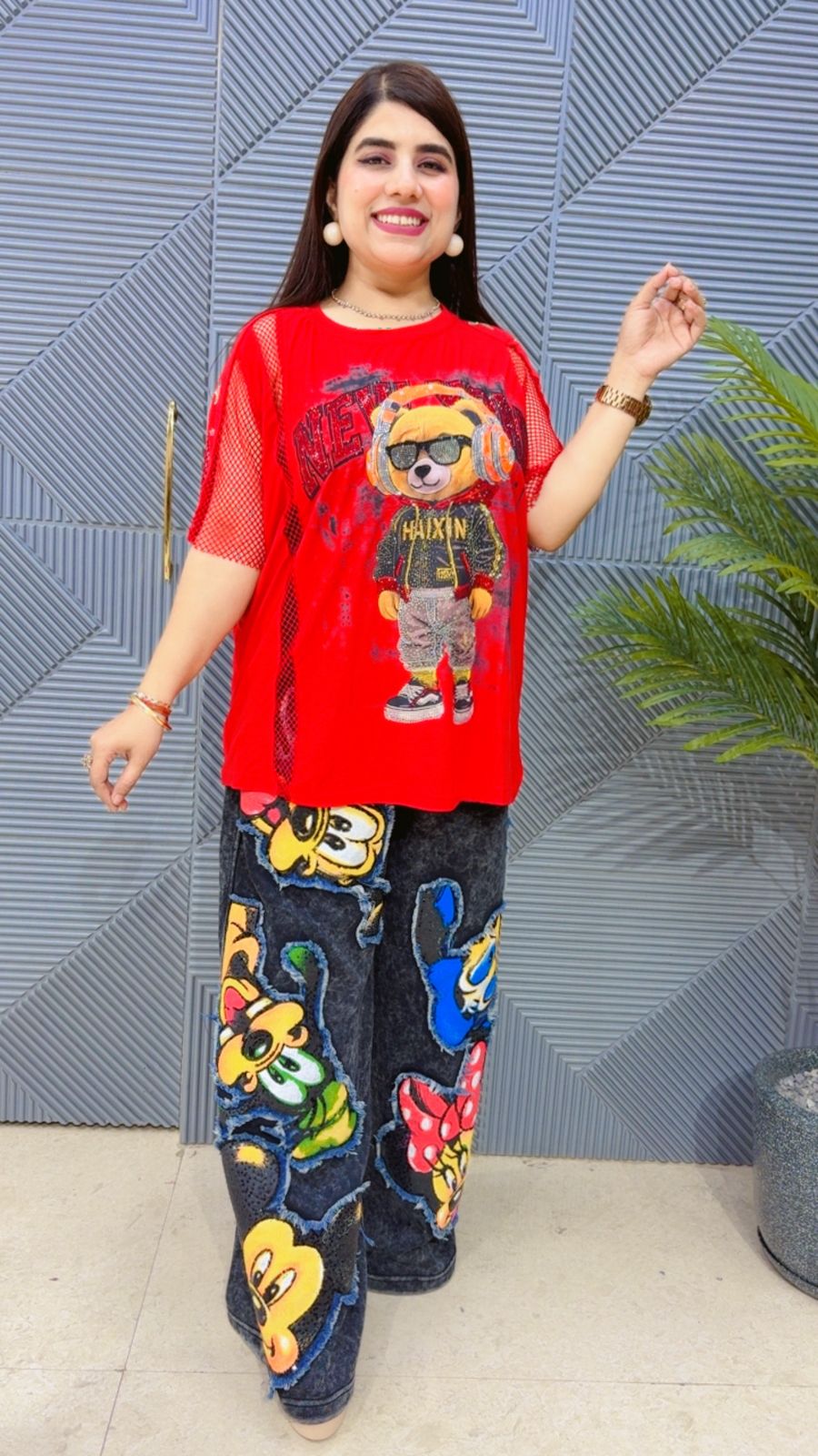 BEAUTIFUL TEDDY TOP GGR4468 Girls Glitters