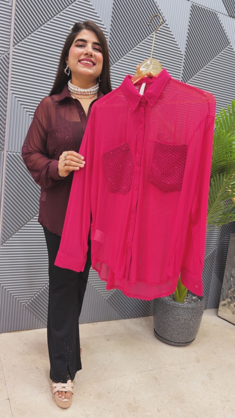 BEAUTIFUL POWERNET SHIRT GGR4489 Girls Glitters